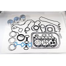 Compatible with Kawasaki 3010/4010 Mule Diesel KAF950 Engine Complete Rebuild Kit Gaskets, Seals, Piston & Rings