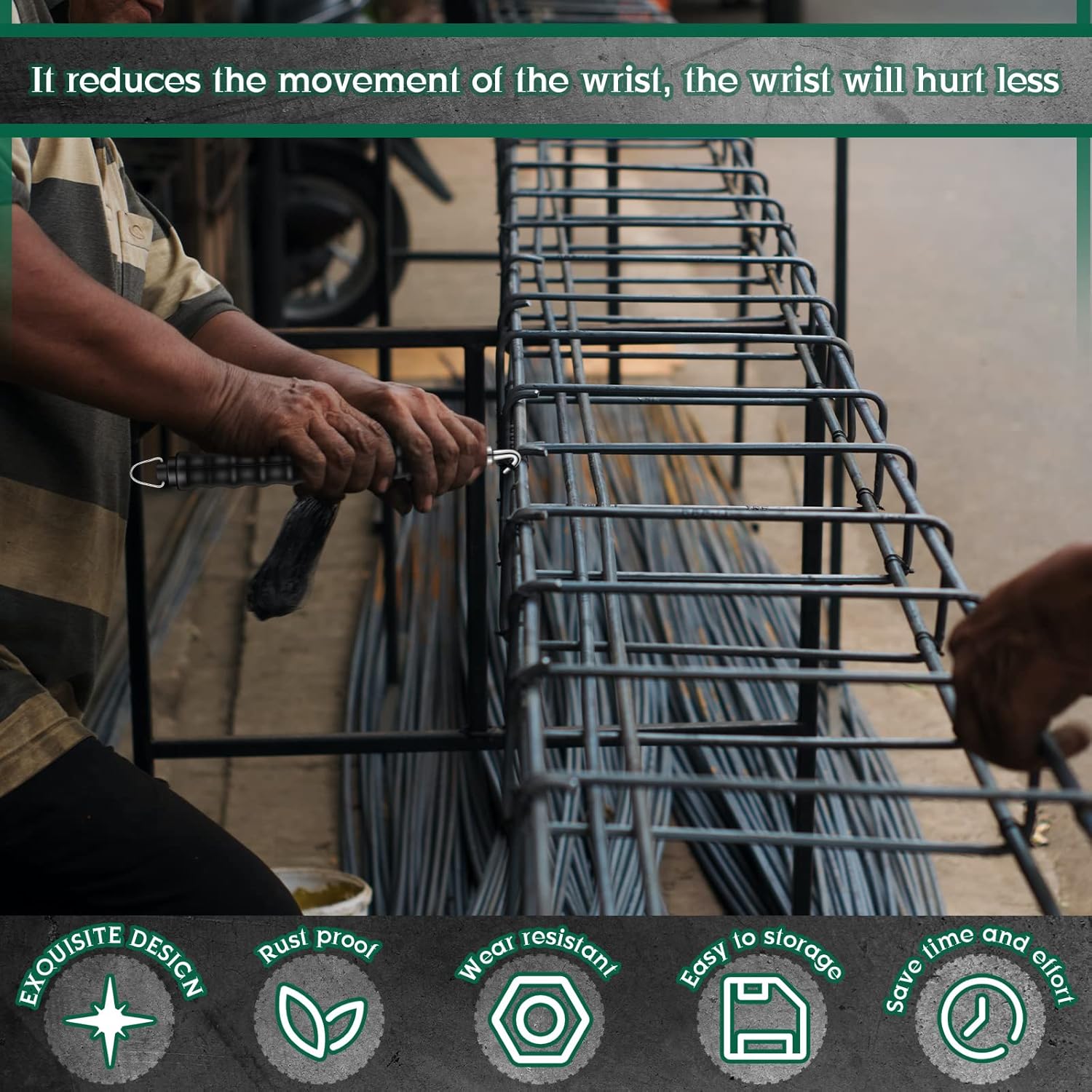 Vedere finală sculă răsucit sârmă