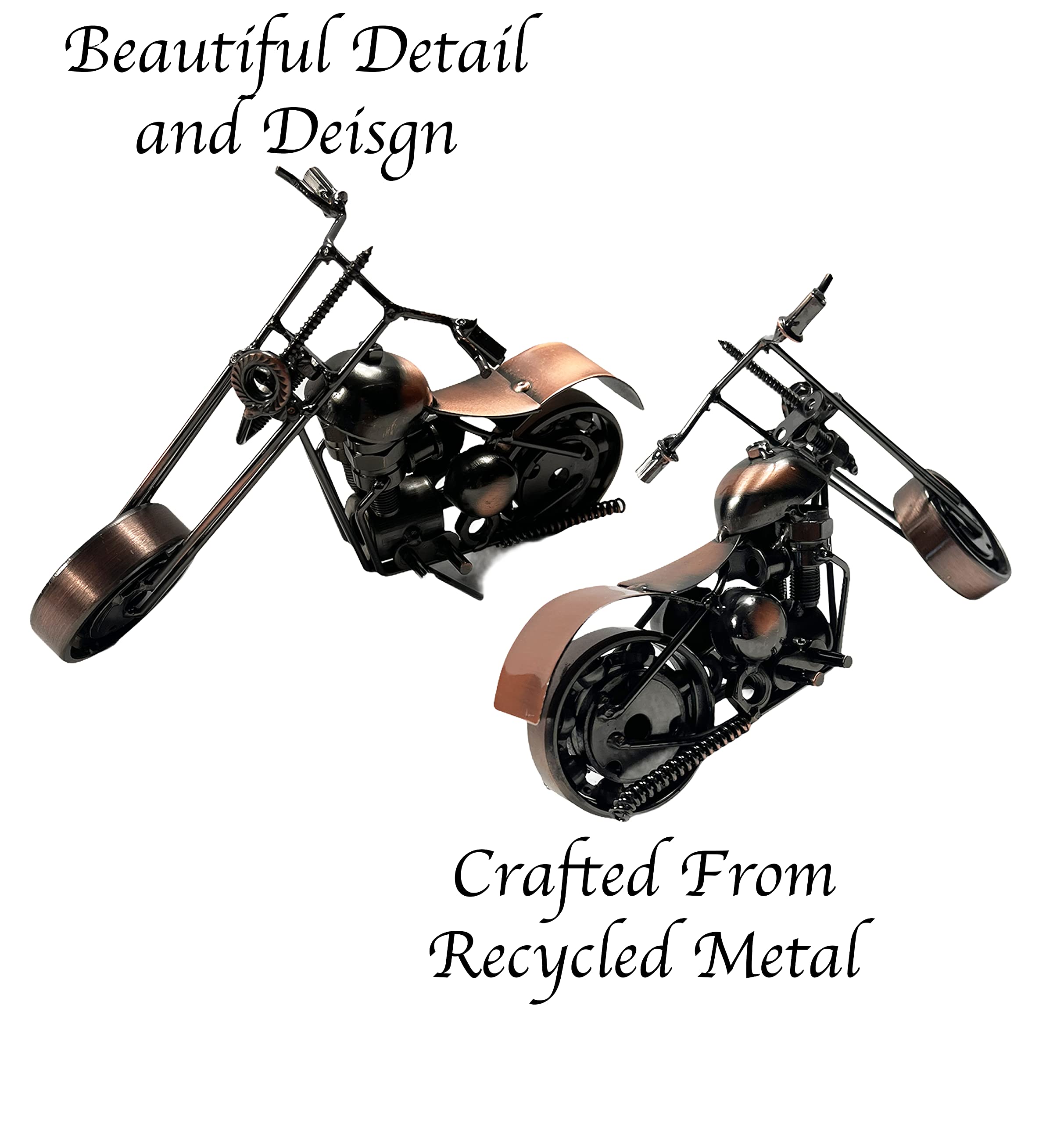 アンティークカザリ Amazon.co.jp: メタルモーターサイクル インダストリアル