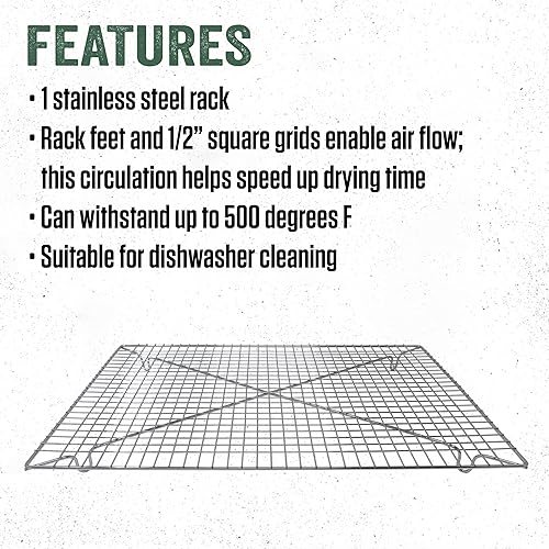 Miniatura 4 de LEM Productos 18" por 13" Jerky Rack, compatible con Jerky Pan, Acero inoxidable