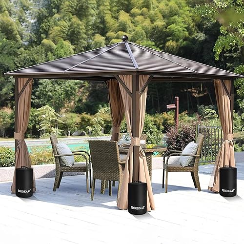 Miniatura 5 de Pesos de agua para toldo, 8 paquetes de 176 libras, bolsa de pesos de agua para tienda de campaña de alta resistencia para toldo desplegable,