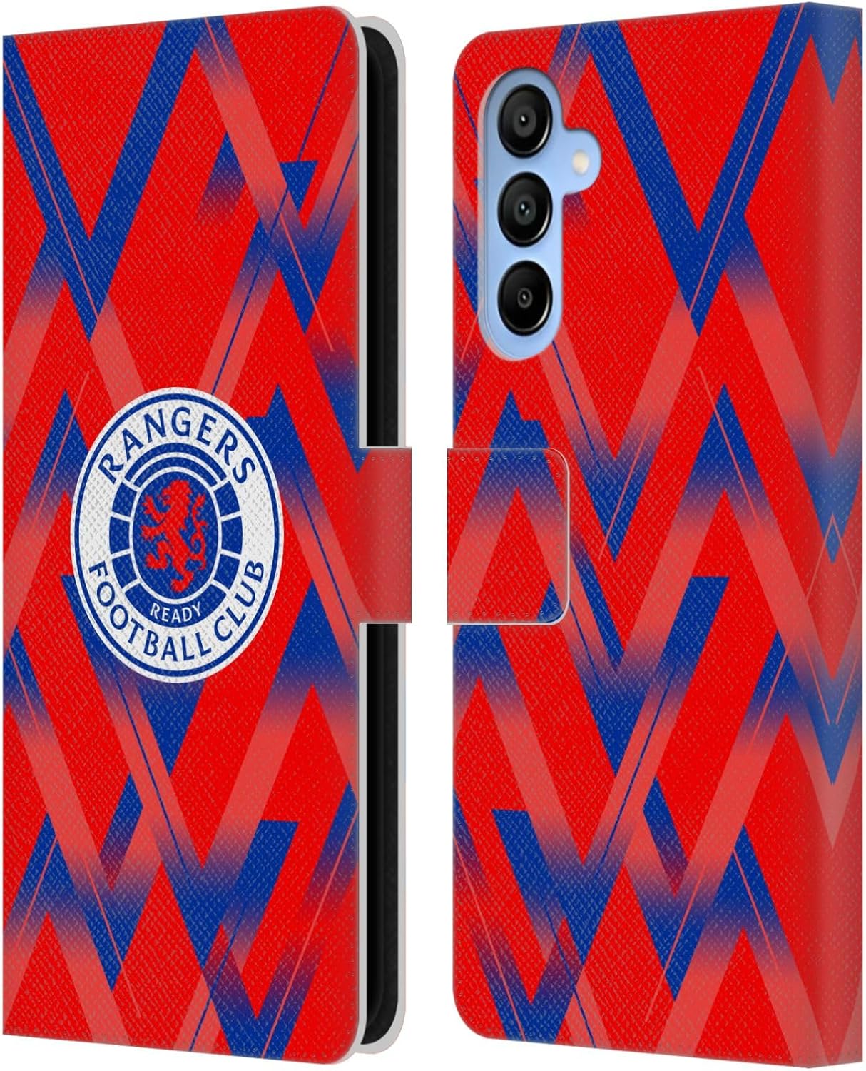Head Case Designs Officially Licensed Rangers FC Fourth 2023/24 Kit Leather Wallet Case Compatible with Samsung Galaxy A16 5G