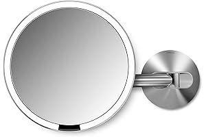 Simplehuman Lighted Makeup Mirror with Magnification for Flawless Application