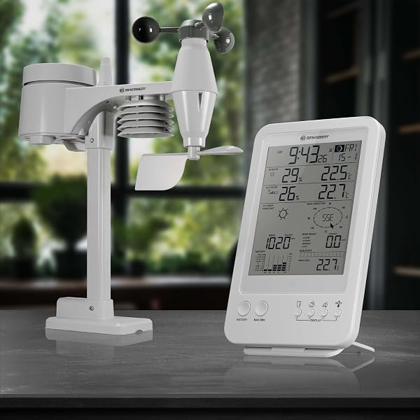 Bresser Stazione Meteorologica, 38.8 x 15 x 28 Cm, Bianco - 5