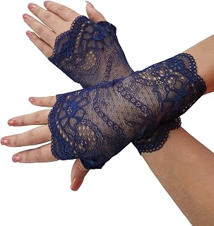 Women Lace Glove Fingerless Party Gloves S62