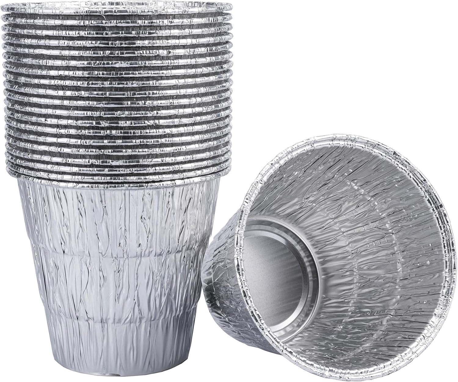 Aluminum Grease Bucket Liners for Traeger Grills, BAC407, 20 Pack | Disposable aluminum grease bucket liners; fits Traeger BAC407/HDW152, Pro 575/780, 22/34 and Ironwood 650/885. - Amazon product rated Grade B