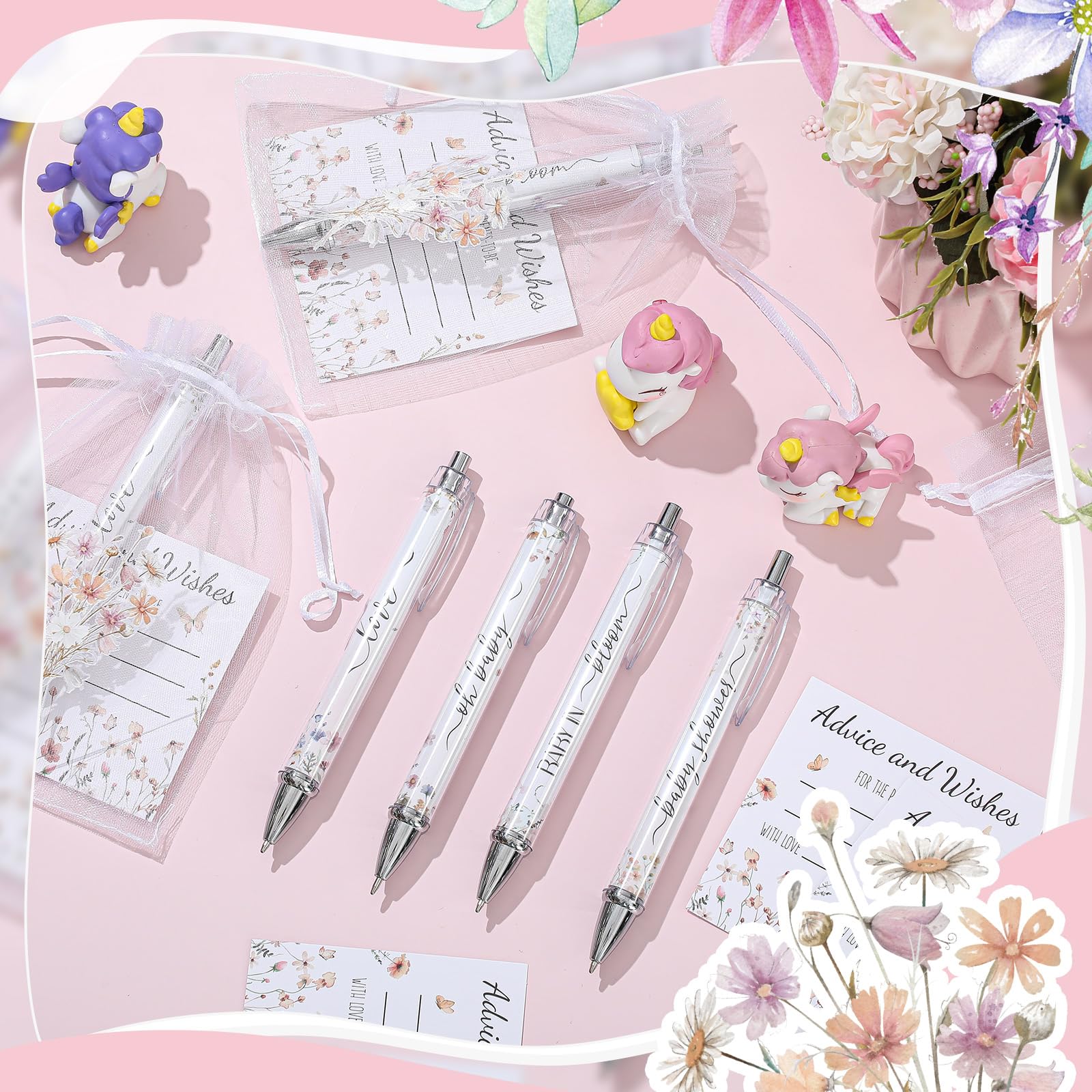 Regalo Para Niña Landical 50 Juegos De Regalos De Baby Shower Para  Invitados Incluyendo 50 Velas, image size:1600x1600