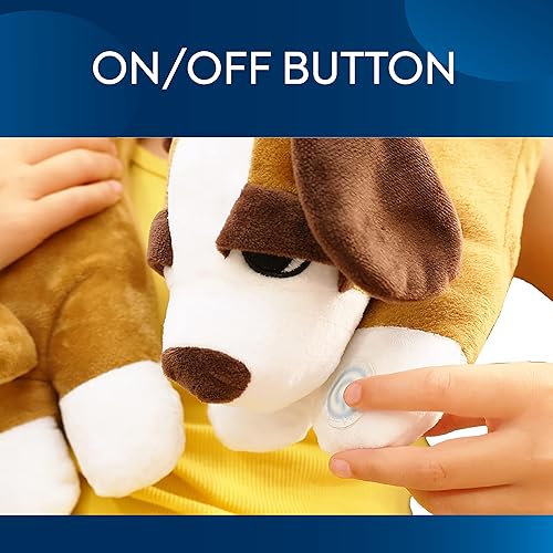 Vista 5 de Bouncyband - Almohada sensorial vibratoria para el cuello del cachorro, almohada terapéutica de 16 x 12 x 6 pulgadas, súper suave para cubrir