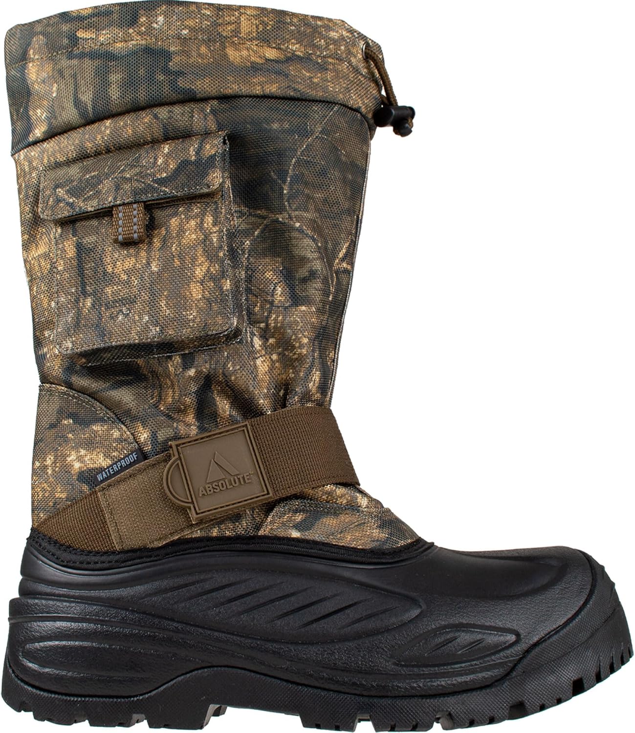 Absolute Scout 3 Tall Snow Winter Boots for Men, Warm, Insulated, Waterproof