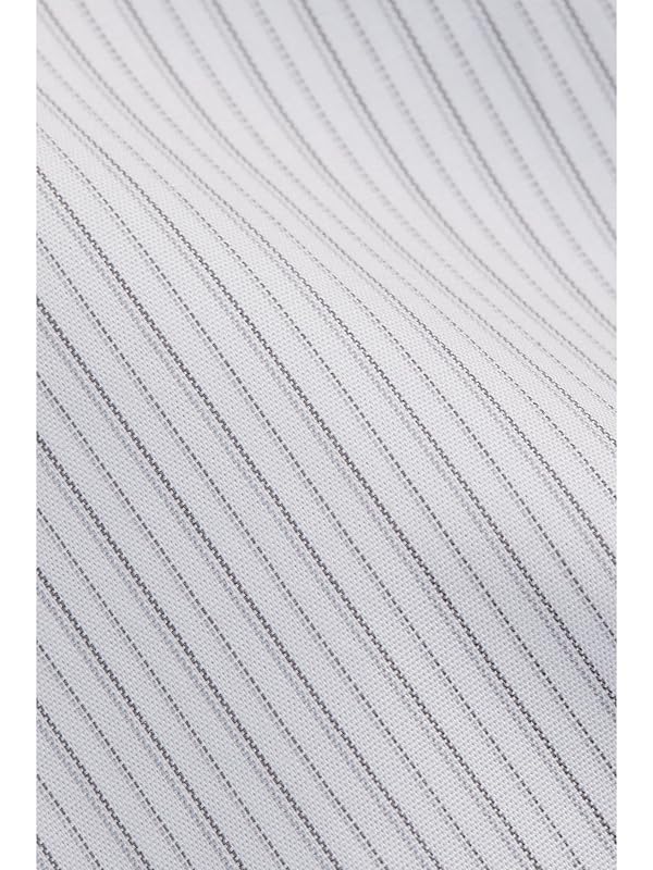 Calvin Klein Men's Dress Shirt Slim Fit Performance Wrinkle Free Grey Stripe by Calvin Klein - Used condition - Image 9