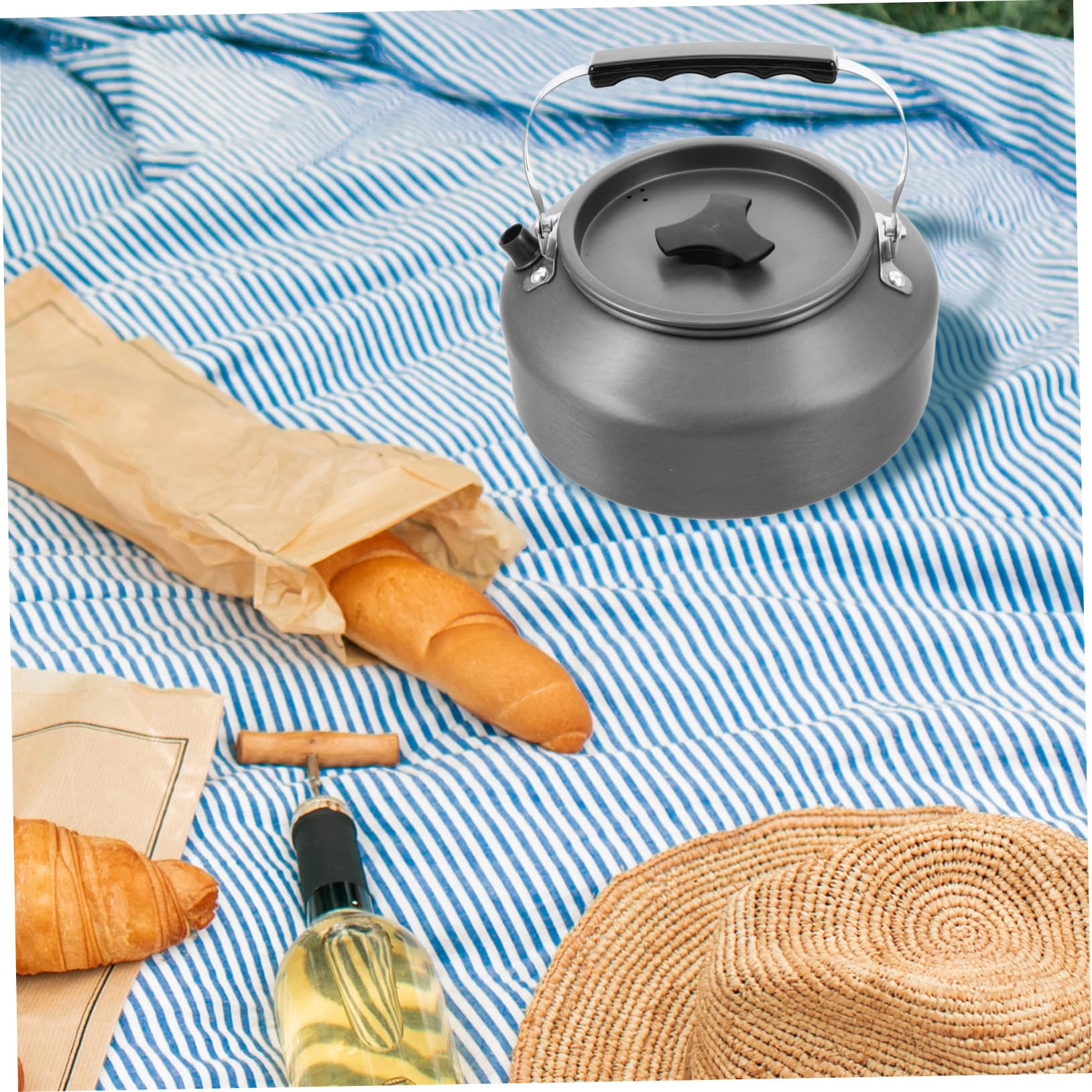 Portabler Teekessel 1, 6l aus Aluminiumlegierung für Camping