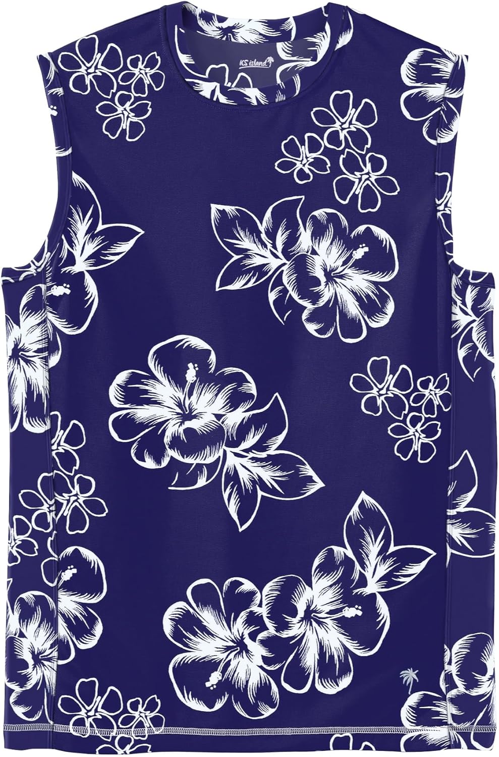 KingSize Men's Big & Tall Cling-Free Swim Muscle Tank
