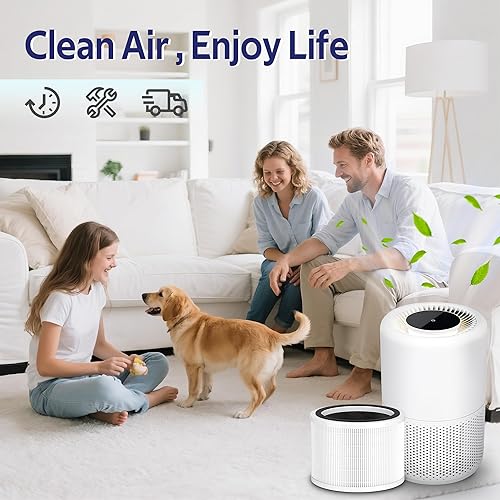 Miniatura 6 de Core 200S - Filtro de repuesto compatible con purificador de aire LEVOIT Core 200S-P, filtro de 3 etapas, grado H13, repuesto # Core 200S-RF,