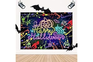 LIGHTINHOME Happy Halloween Backdrop