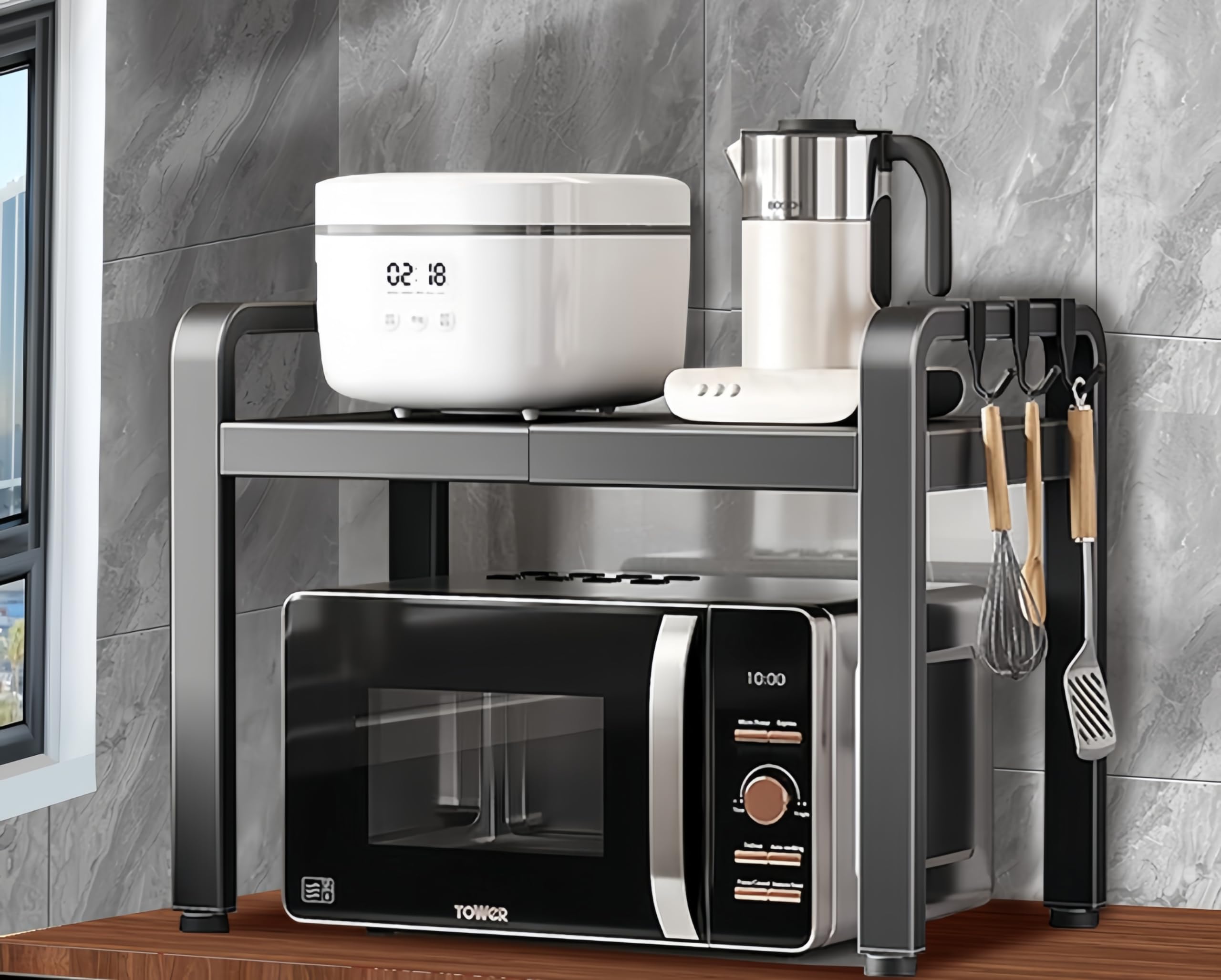 Étagère Extensible Pour Micro-ondes Et Four, étagère De