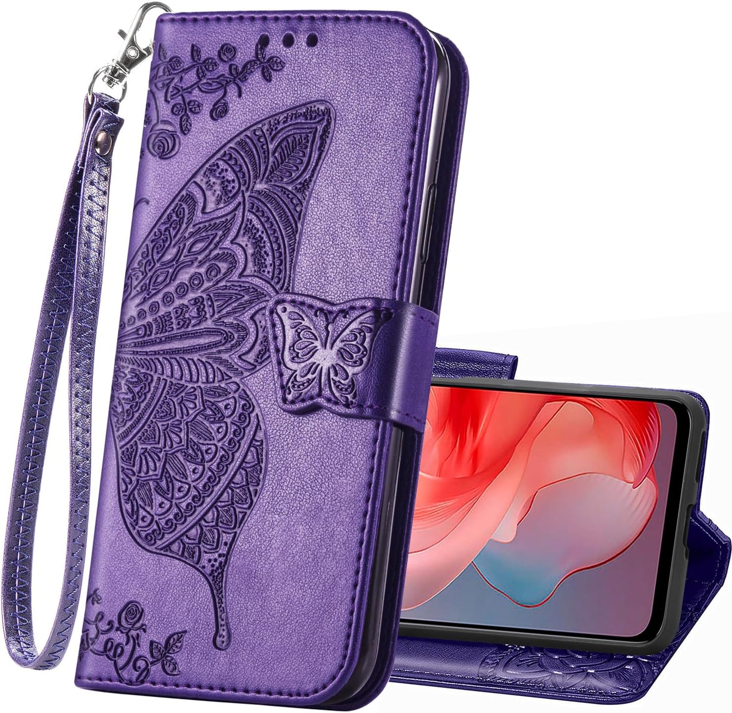 Amazon.com: for Motorola Moto G Power 5G 2025 Wallet Case,Woman PU ...