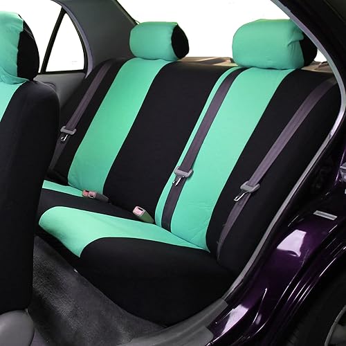 Miniatura 10 de Fundas para asiento FH GROUP FH-FB050102 planas, para la mayoría de los autos, camiones, furgonetas o camionetas, azul, (Blue-FH2033)