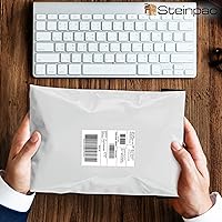 Vista 7 de Sobres de polietileno de 9 x 12 pulgadas Paquete de 50 Sobres de paquete autosellantes, bolsas de envío fuertes resistentes al desgarro