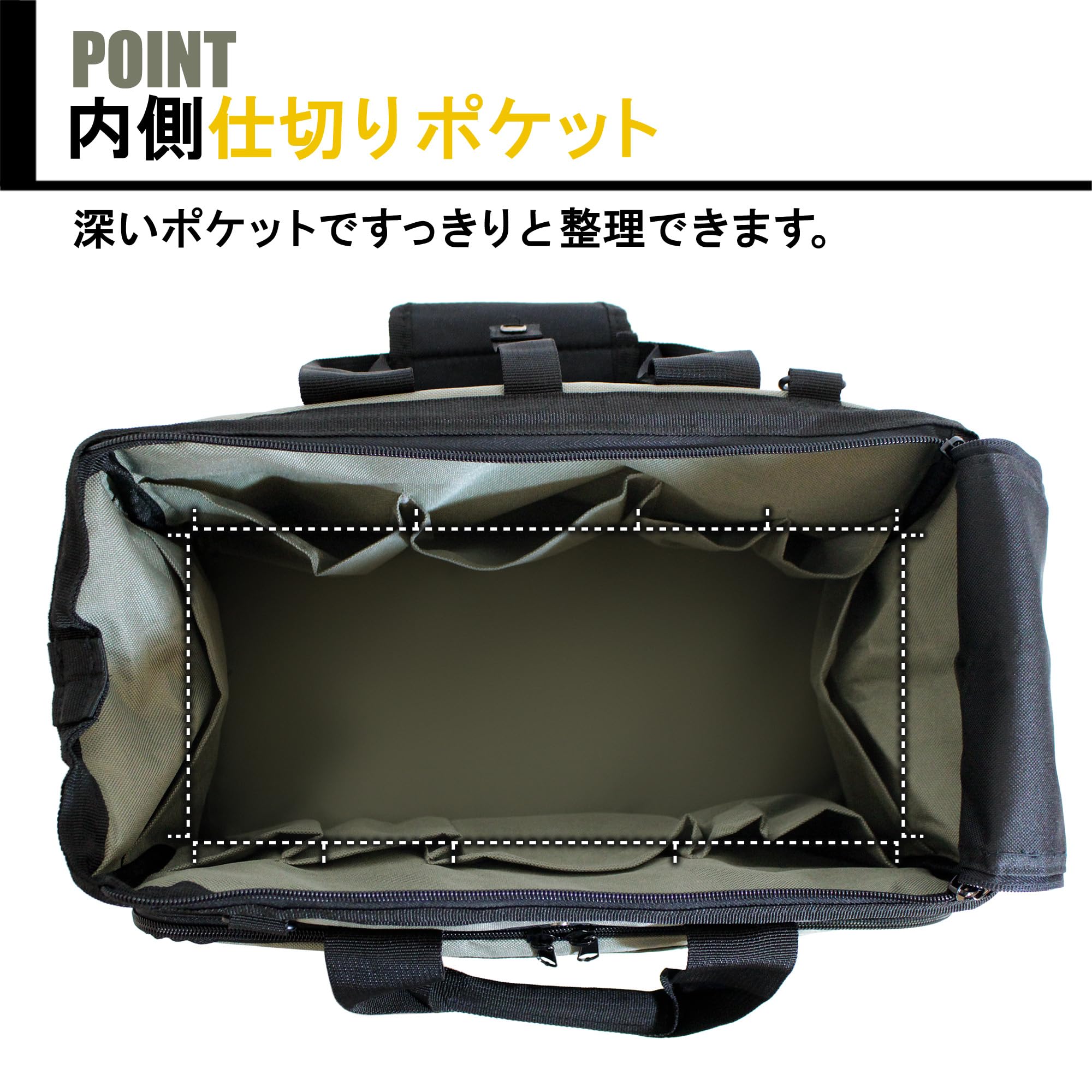 Amazon.co.jp: BIGMAN(ビッグマン) ツールバッグWF Mサイズ ITB
