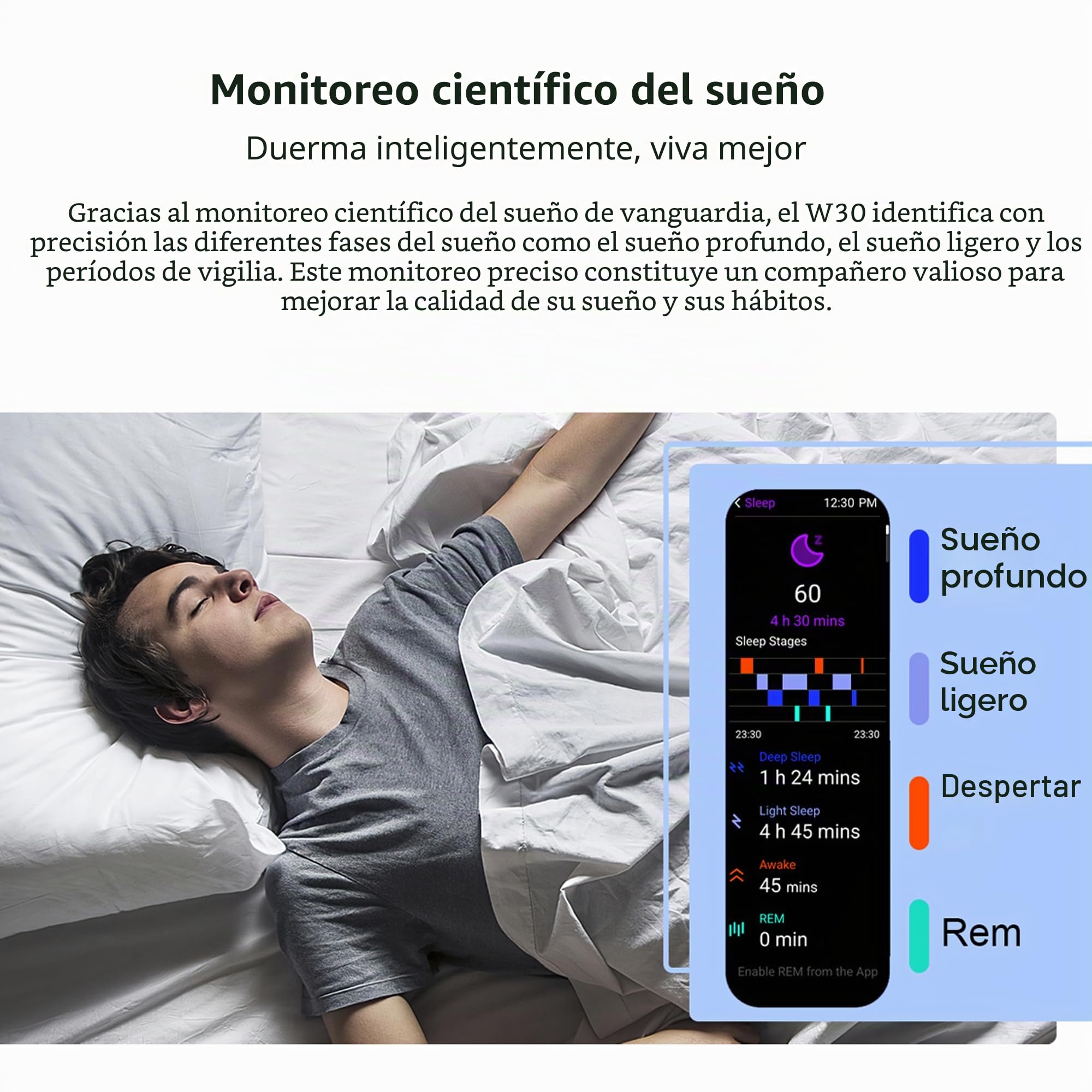 Blackview W30 - Reloj Deportivo Inteligente con Pantalla de 1.91" + 100 Modos de Entrenamiento y notificaciones, Profundidad de Buceo de 10 m, autonomía de 7 días, micrófono, Negro, Negro, 320x380,