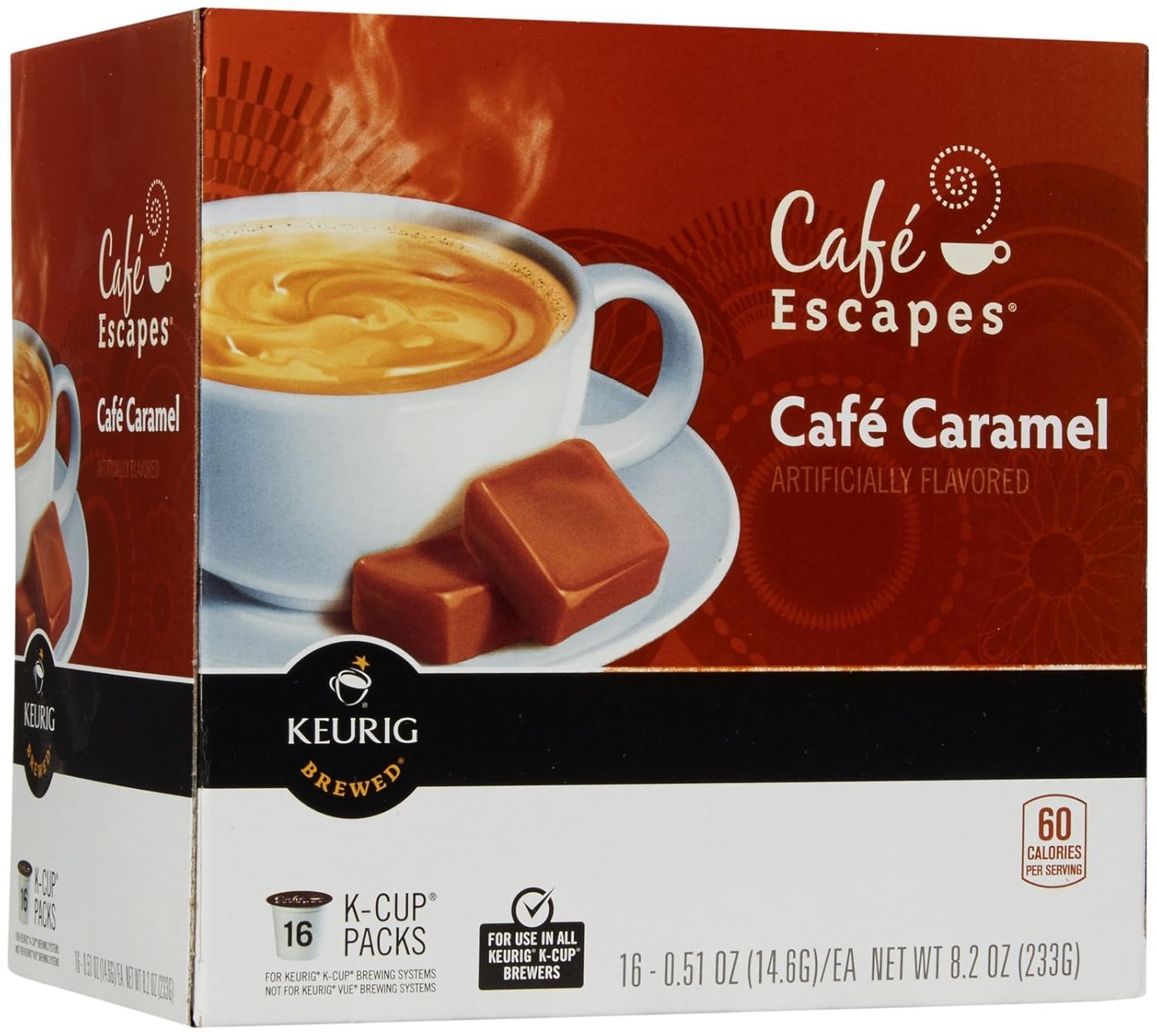 Cafe Escapes Cafe‚ Caramel - 16 ct