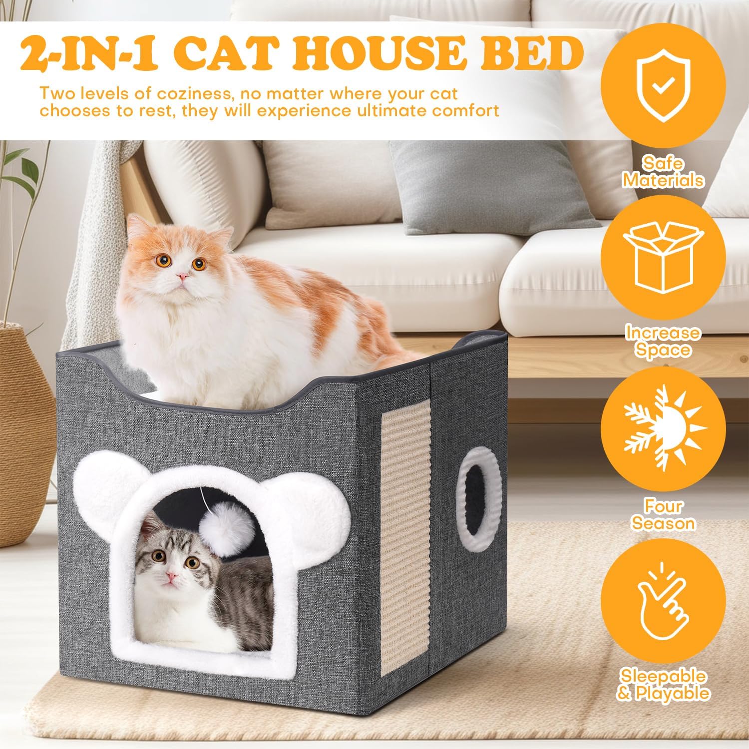 Cozy Comfort: Discover the Perfect Cat Bed for Your Indoor Feline!