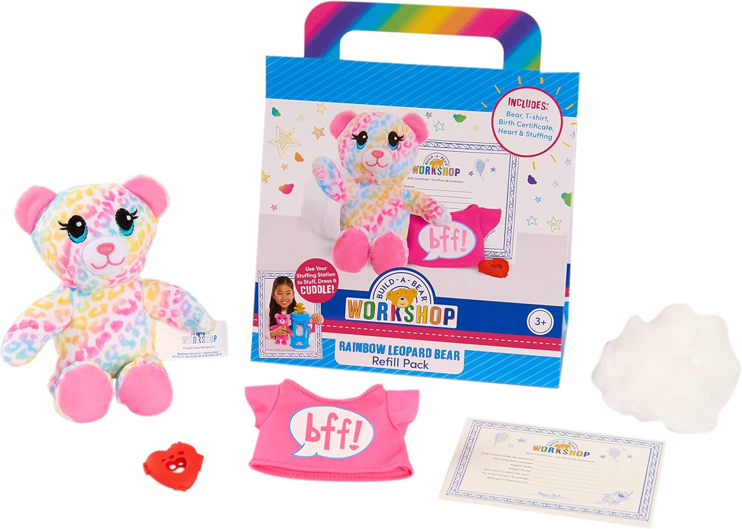 Just Play Build A Bear Workshop Rainbow 