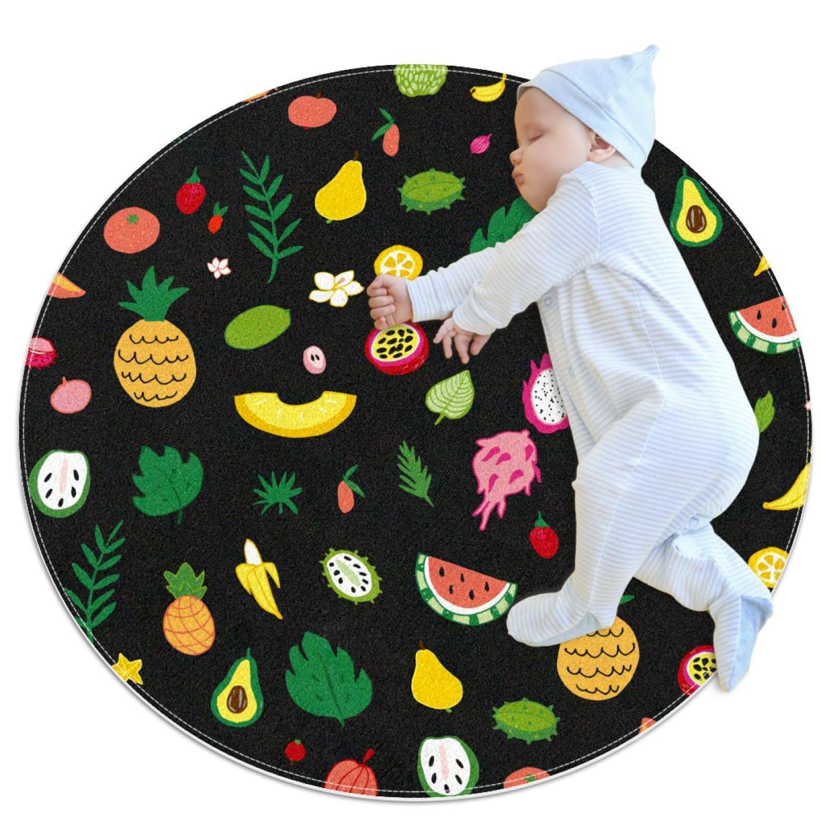 Tapis de jeu pour enfants antidérapant et lavable pour le quatre-pattes