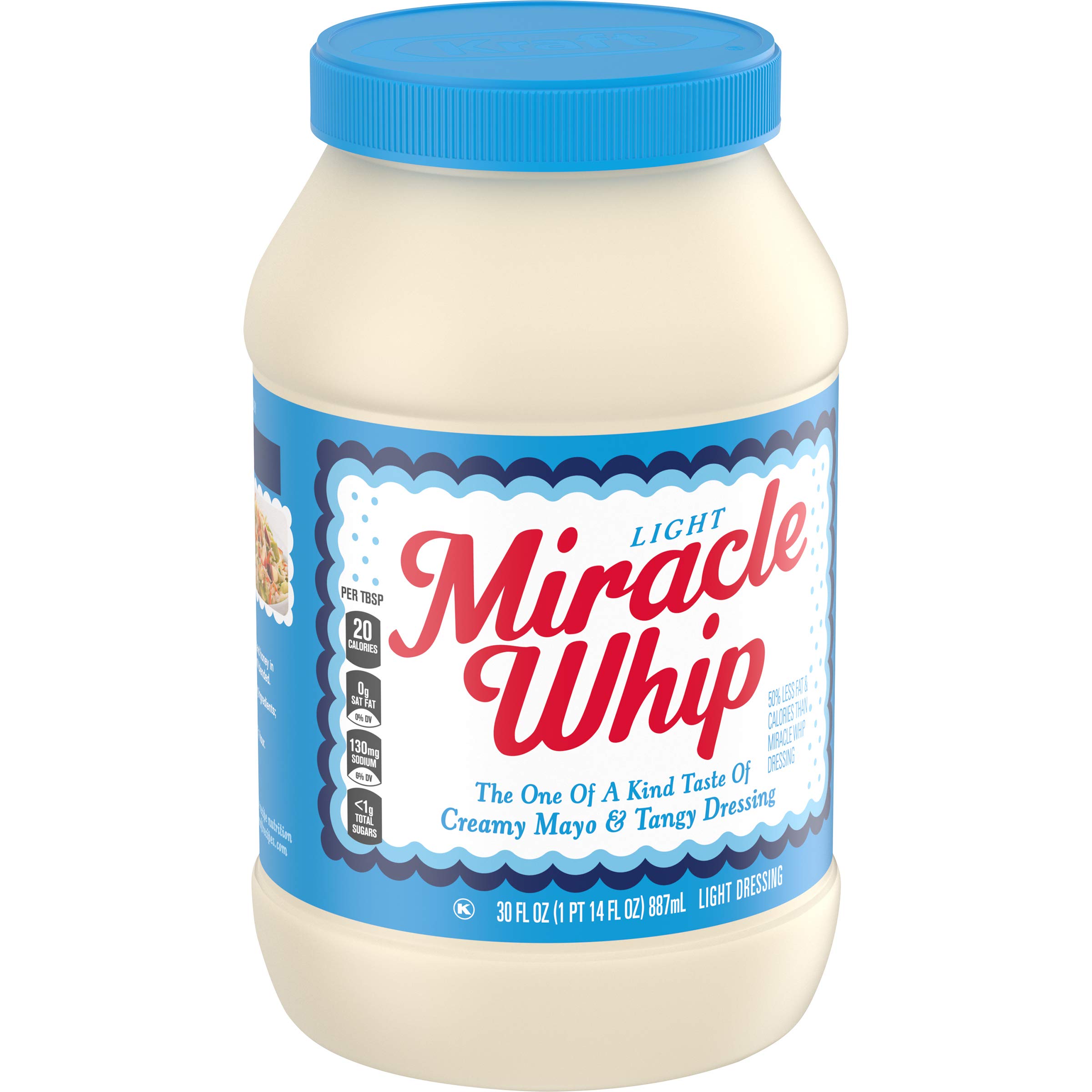 Miracle Whip - Apósito ligero (tarro de 30 onzas)