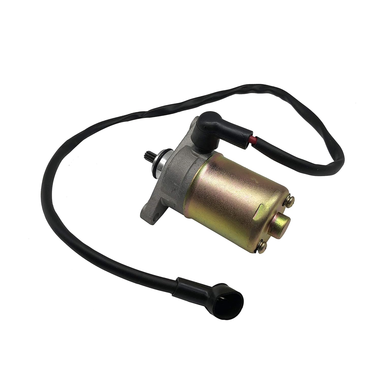 Starter Motor and Drive Bendix for GY6 47cc 49cc 50cc Scooter Moped for Chinese ATV Go Karts for Taotao for Sunl for Roketa for Tank for Jcl