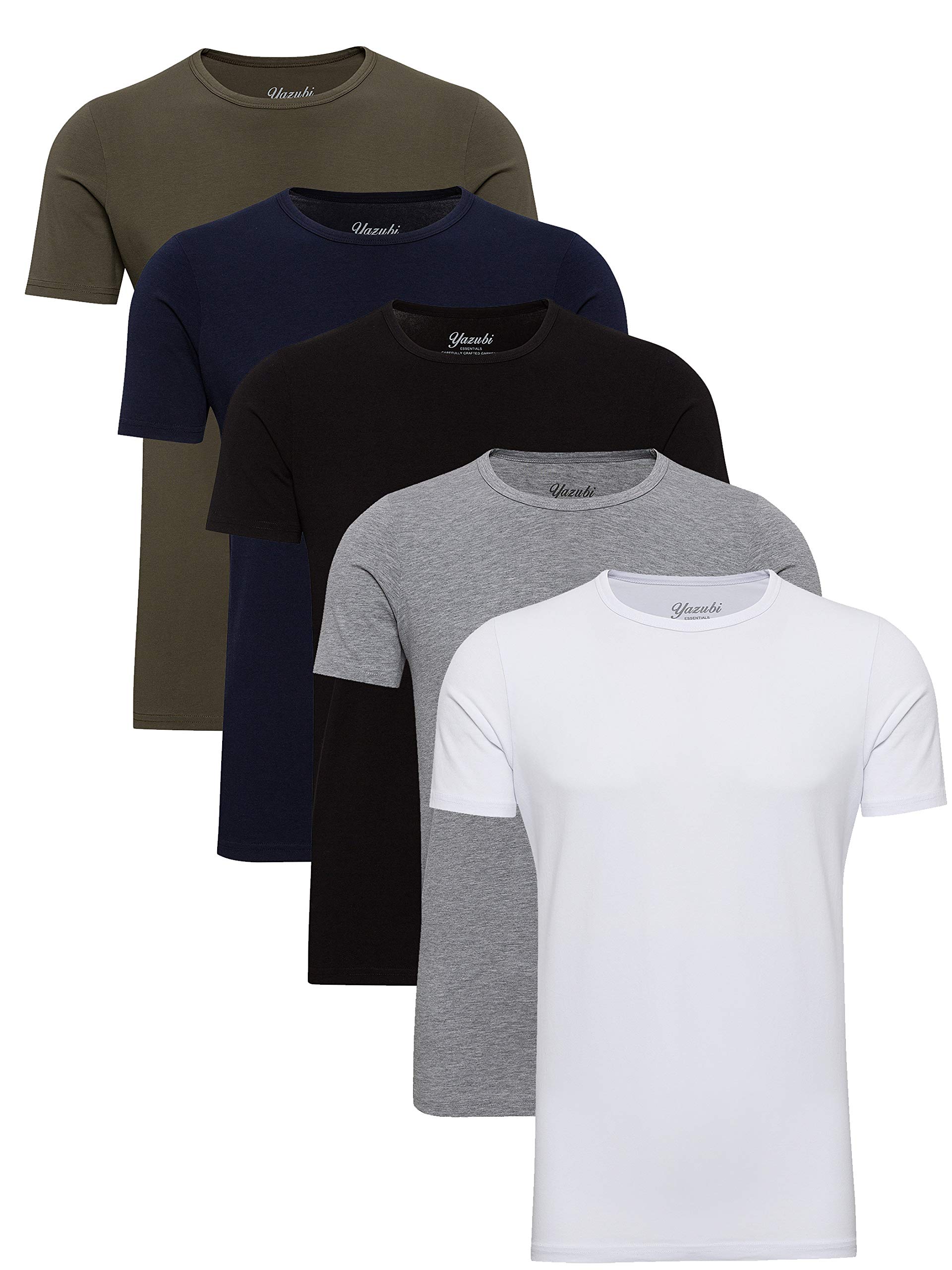 Yazubi 5er Pack Herren T-Shirt Mythic