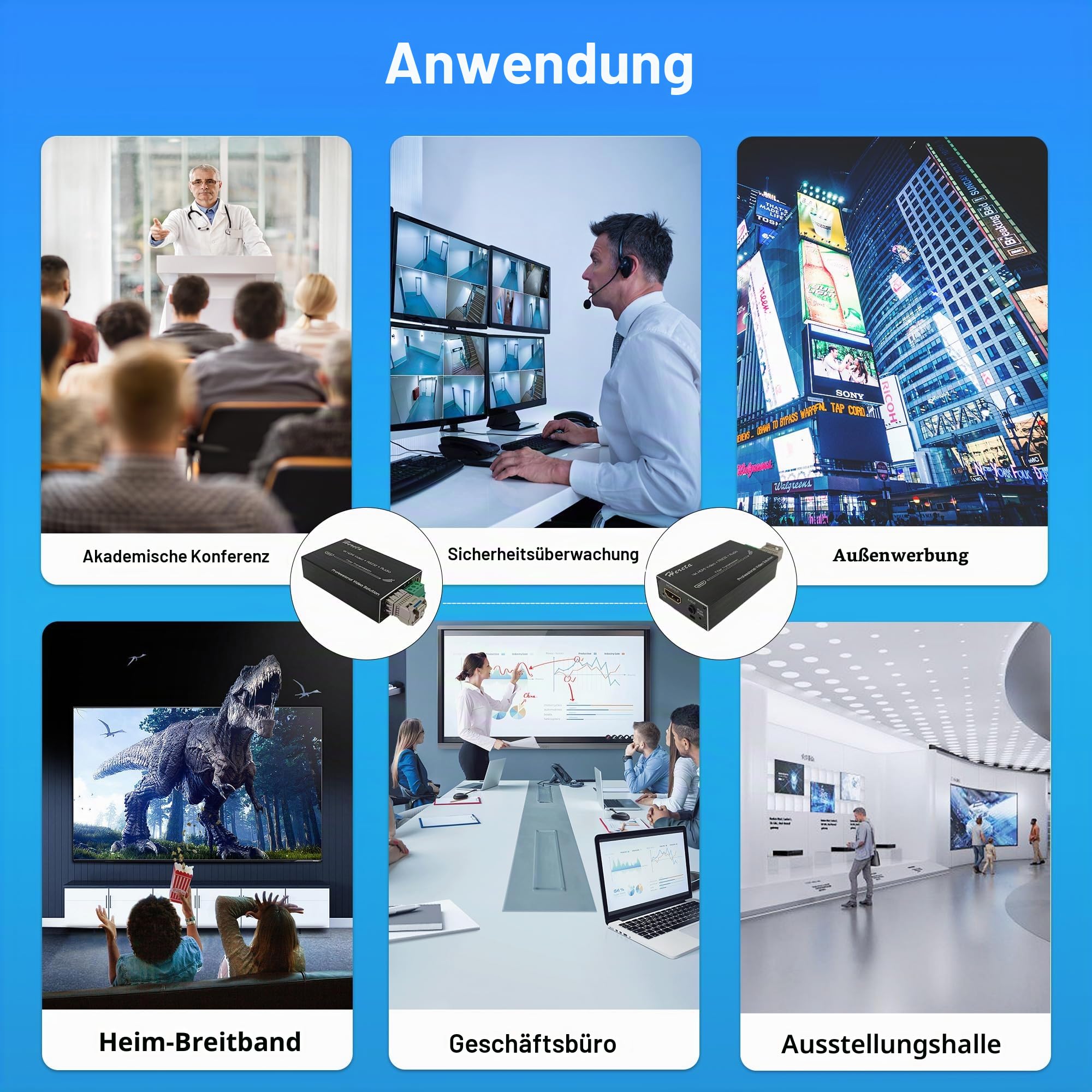 4K-HDMI-Video-Extender, 10,2 Gbit/s, Mini-HD-Glasfaserkonverter mit RS232 und Audio-Erweiterung von Entfernungen bis zu 20 km über Single-Mode-SFP-SFP-Transceiver