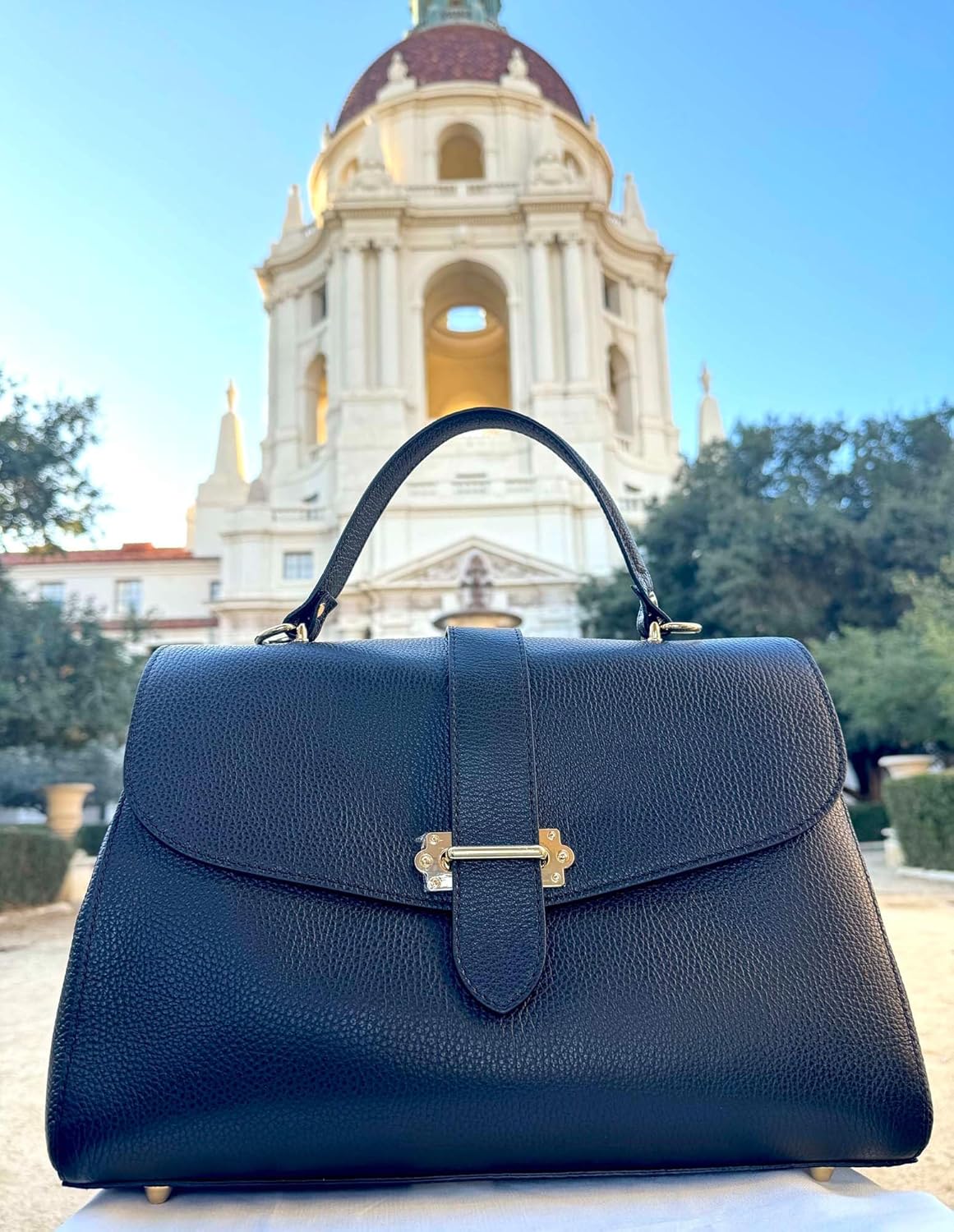 Luna Red Italian Leather Office Handbag | Office Handbag for women | Womens Office Handbag | High-Quality Leather Bags - Image 9