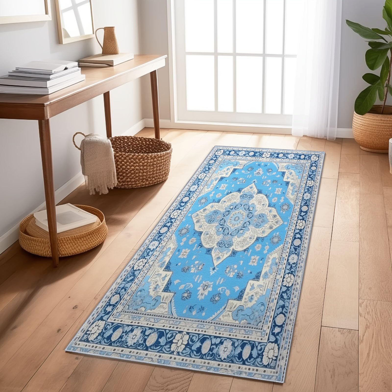 Tapis de salon géométrique multicolore 140x200 cm pour chambre d'enfant