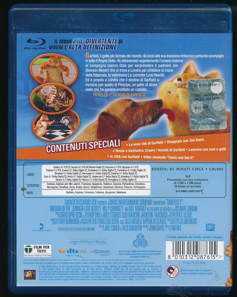 ガーフィールド2 [Blu-ray] wgteh8f Amazon.co.jp: ガーフィールド2 (特別編) [DVD] : ブレッキン