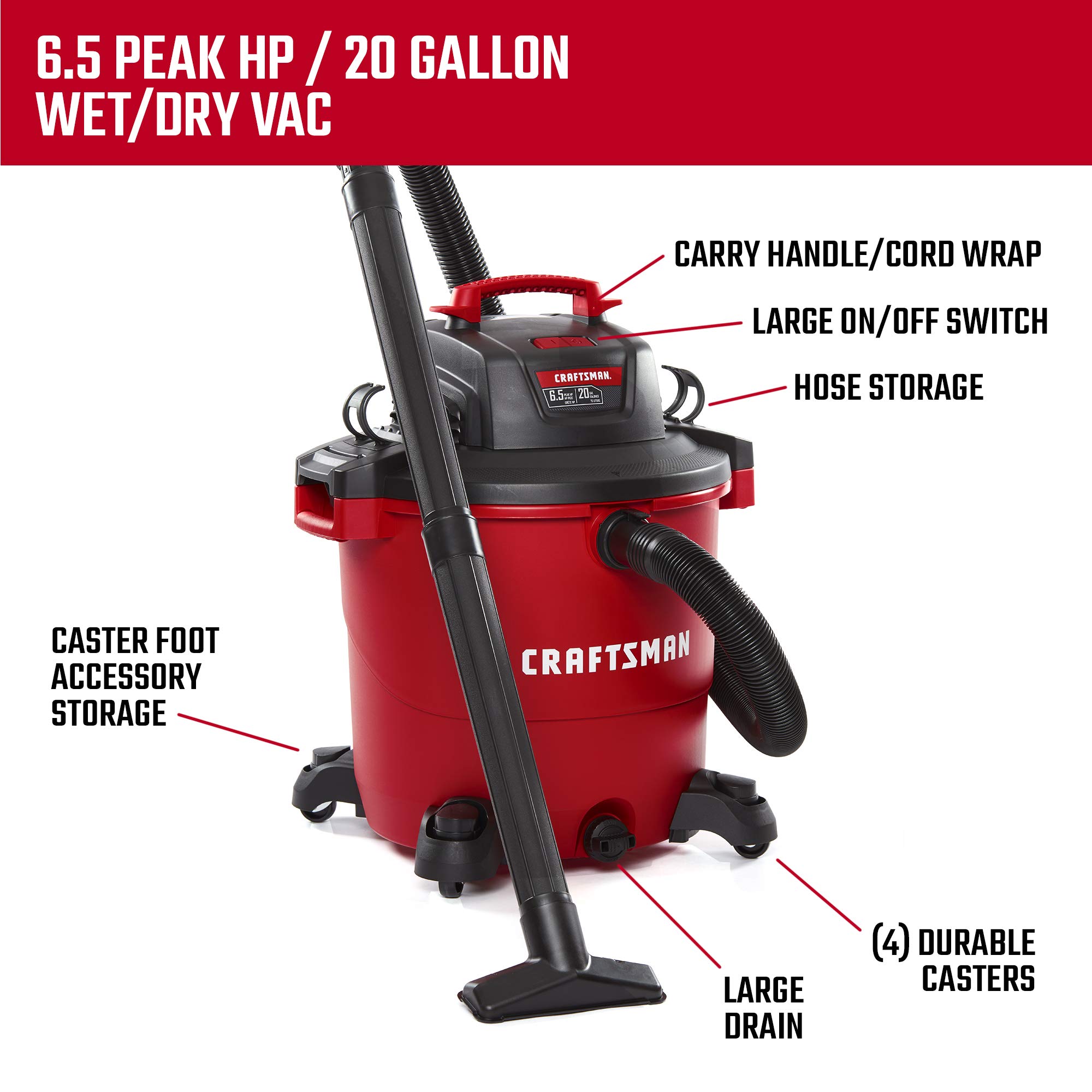 Craftsman 20 Gallon Shop Vac ubicaciondepersonas.cdmx.gob.mx