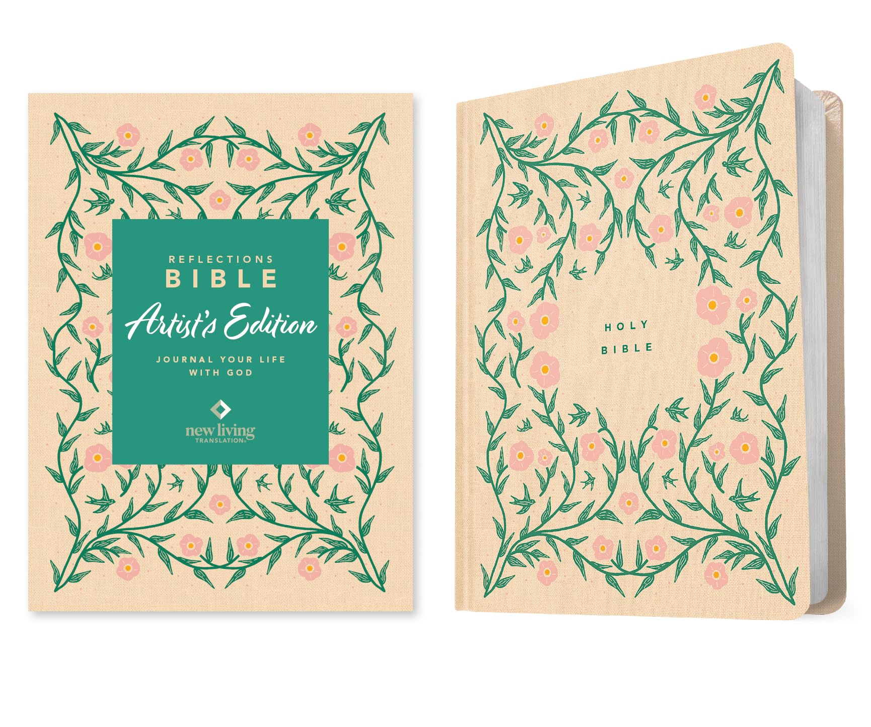 NLT Reflections Bible, Artist's Edition (Hardcover Cloth): Journaling Your Life with God