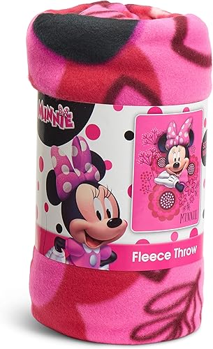 Miniatura 6 de Disney Minnies Bowtique Manta de forro polar So Many Bows 45 x 60 pulgadas multicolor
