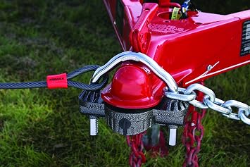 Trimax Premium Universal Die Cast Unattended Trailer Lock, Huge 9/16 Dia. Shackle UMAX50, Clam Packaging