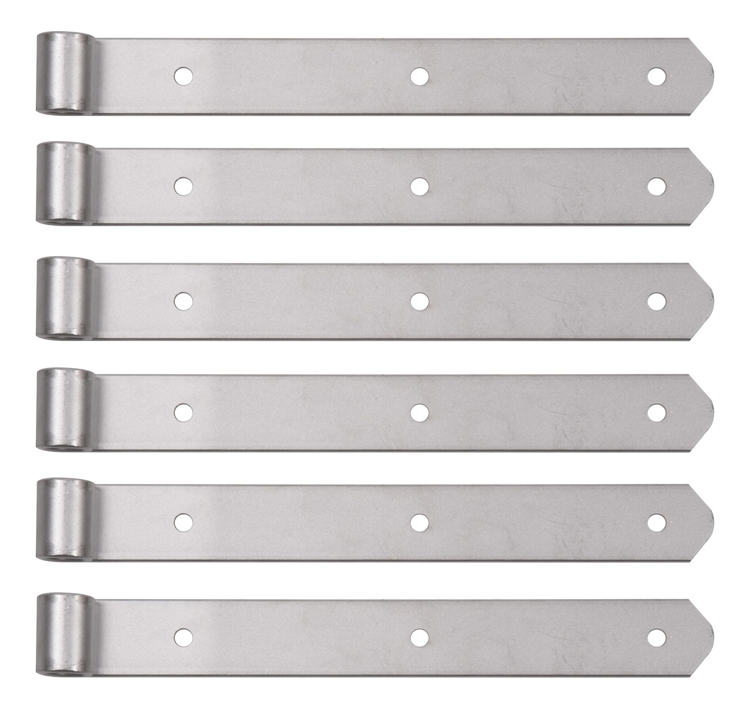 Alberts 835989 Penture | en différents modèles | acier inoxydable | gond Ø 16 mm | taille 300 x 35 mm | kit de 6