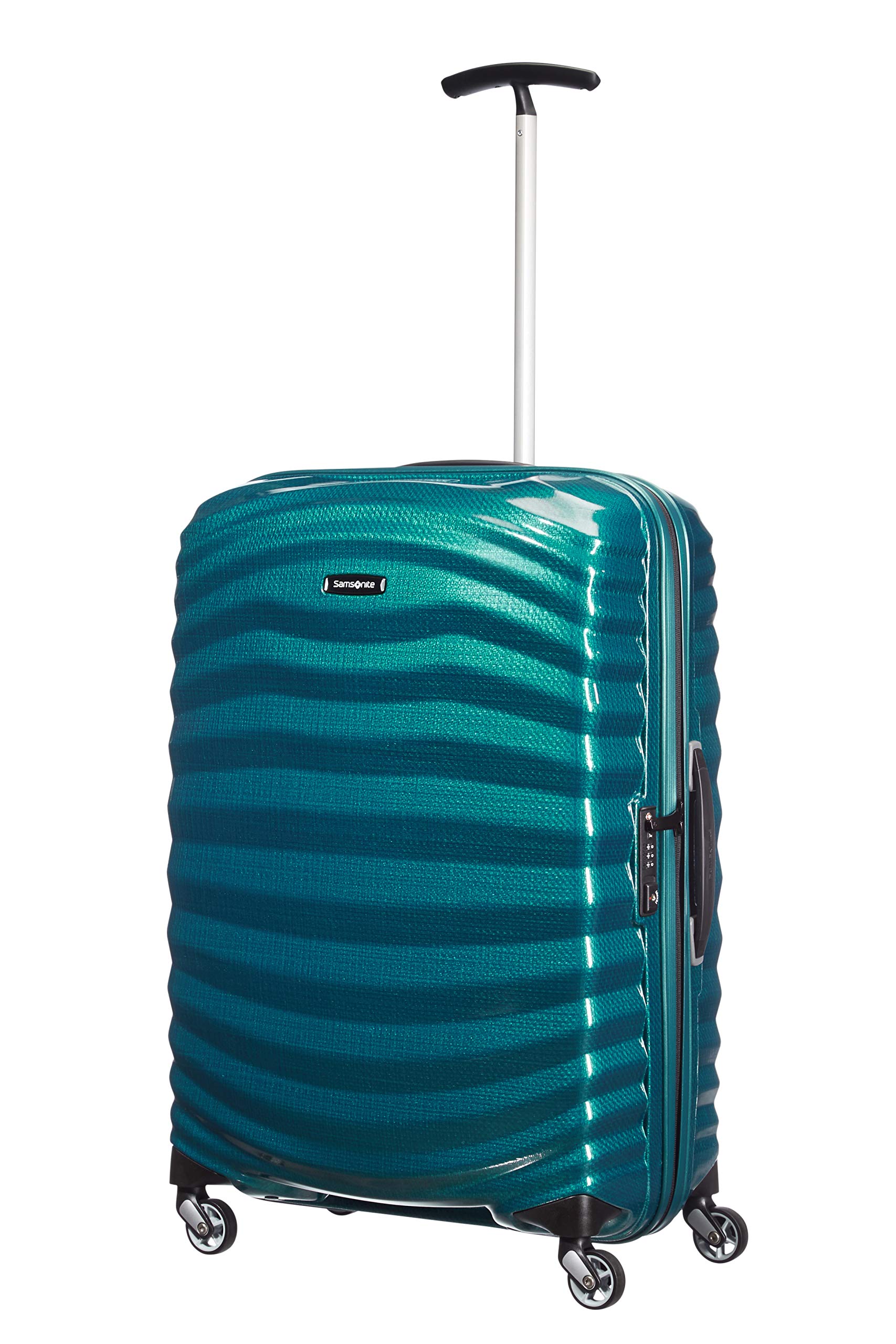Samsonite Lite-shock, Bagaglio A Mano Unisex Adulto, Blue) (Petrol, M 69cm-73L