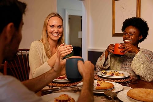 Miniatura 7 de Nextmug - Taza de café autocalentable con control de temperatura (negro, 14 onzas)