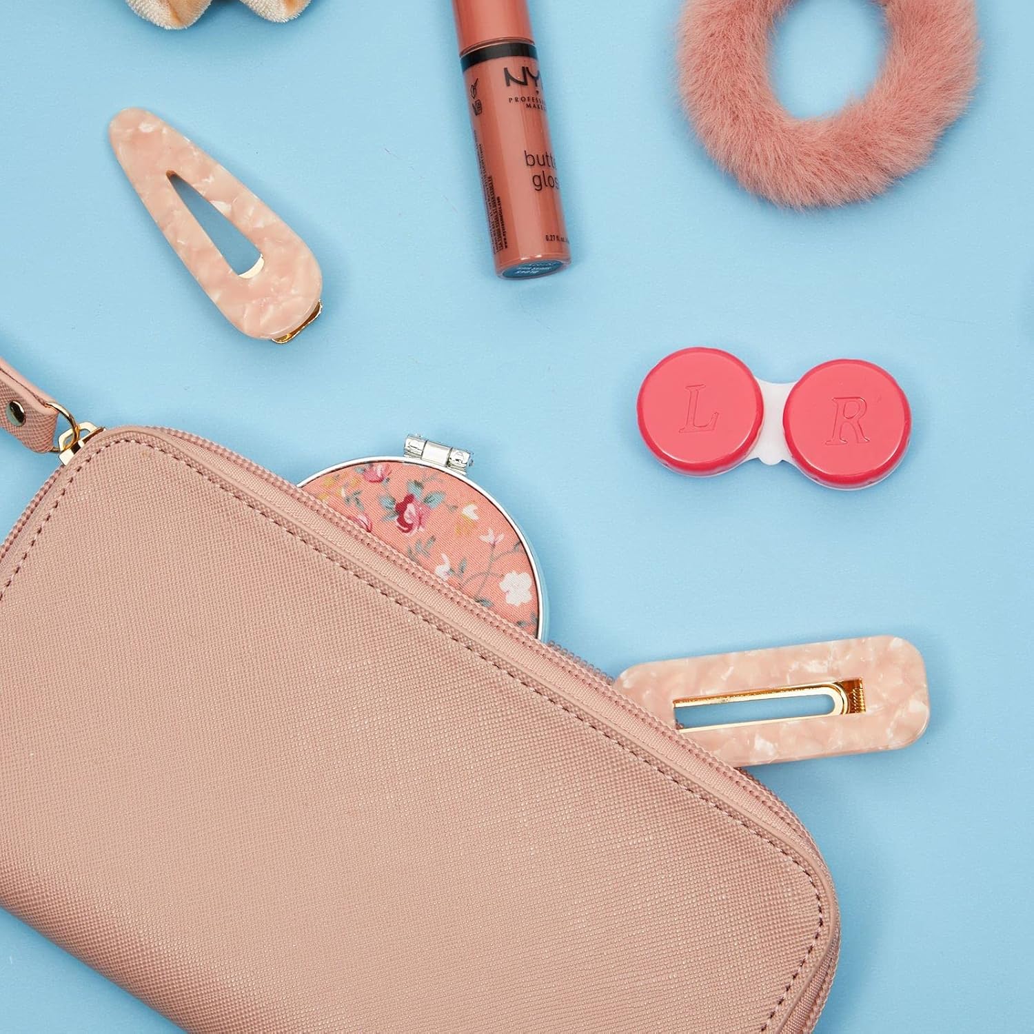 Eye Contact Lens Cases in Bulk for Travel (6 Colors, 42 Pack) : Health & Household