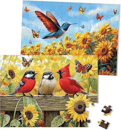 Miniatura 8 de Sunhigh Dementia Puzzles for Elderly, Set of 3-60 Piece Jigsaw Puzzle, Alzheimers Products and Activities for Seniors Serene Nature Bliss