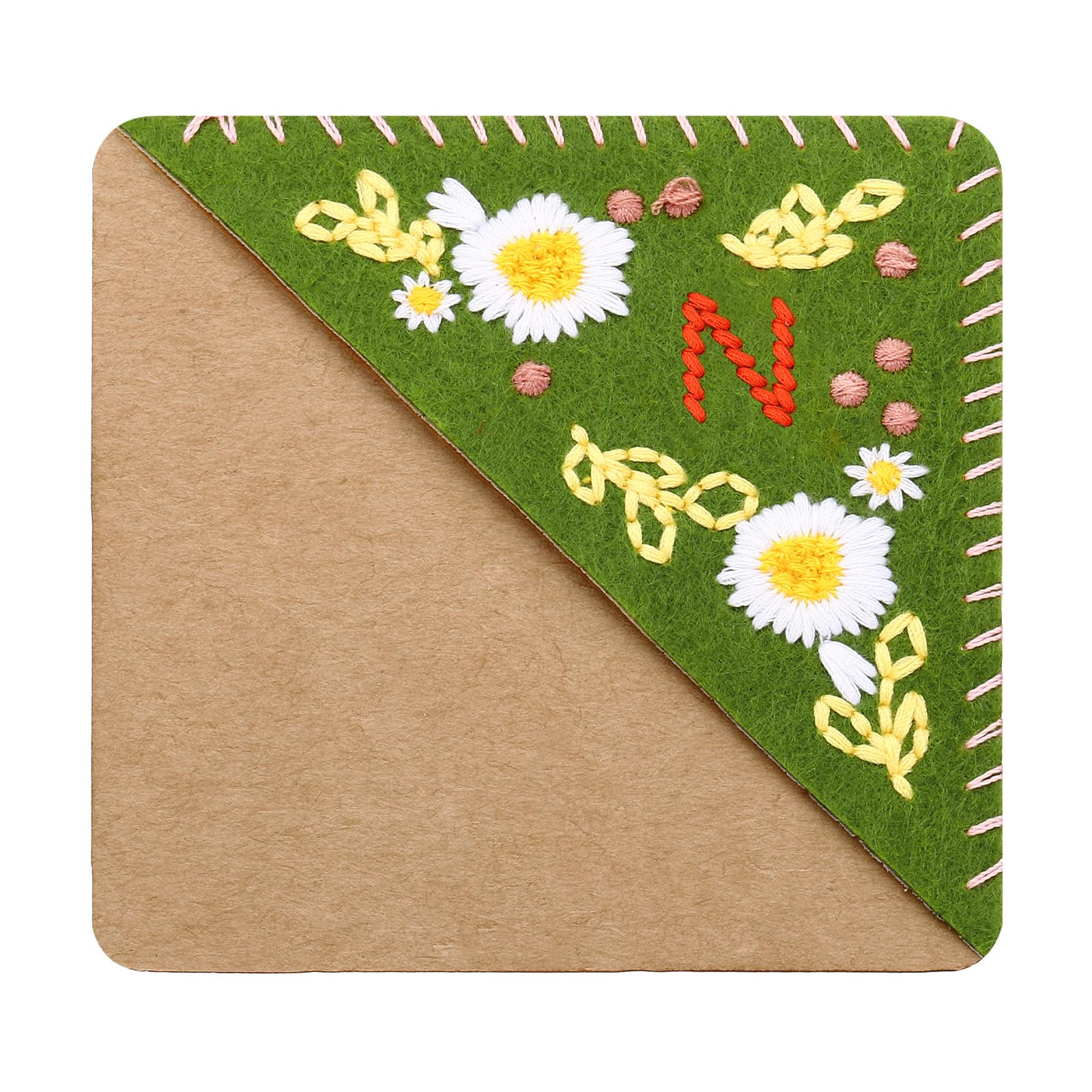 PATIKIL Personalized Embroidered Corner Bookmark