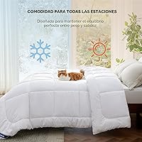 Vista 4 de Bedsure - Edredón de color liso