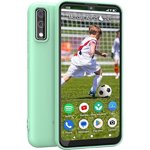 Teracube Thrive Kids Smart Phone – Safe Android Phone for Kids & Teens with Parental Controls, Block/Limit Social Media and Internet, GPS, Talk & Text, Spam Blocker (Monthly Plan Required)