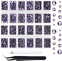 Vista 37 de Diamantes termoadhesivos de imitación