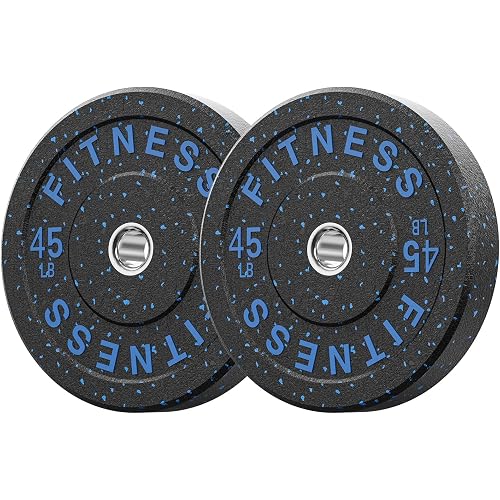 140-650lb 2" Bumper Plate High Bounce Weight Plates Strength Training | 2" High Bounce Bumper Plates Set, Floor-Protective Weight Plates Set, Barbell Weights for Weight Lifting Home Gym