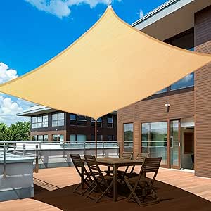 UIRWAY Sun Shade Sail Canopy 12' x 16'